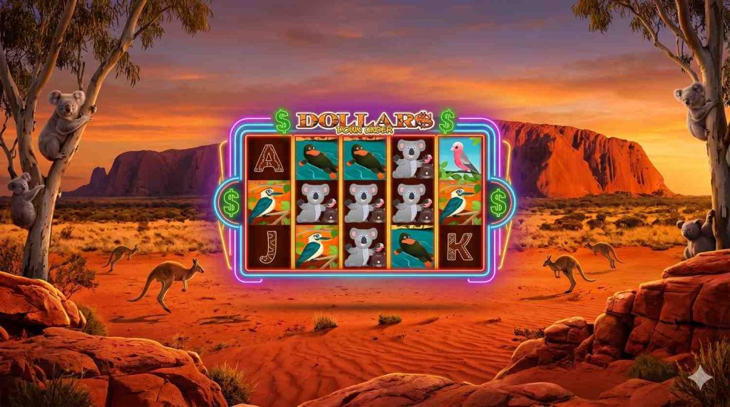 Dollars Down Under Pokie Review