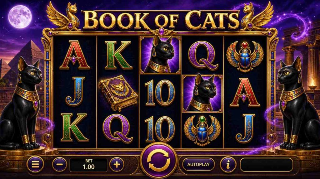 Book of Cats Pokie Review